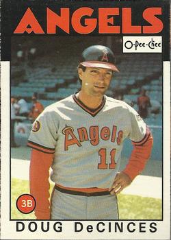 1986 O-Pee-Chee Baseball Cards 257     Doug DeCinces